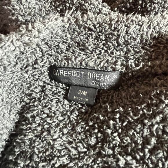 Barefoot Dreams Cozychic Lite Cardigan Sweater Womens S/M Gray Oversized Pockets - Picture 6 of 10
